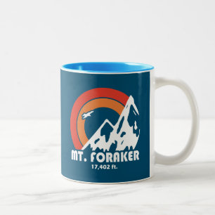Mt. Foraker Alaska Sun Eagle Tweekleurige Koffiemok