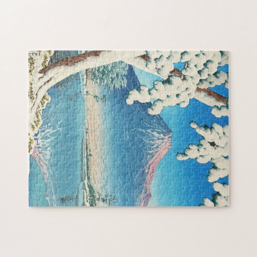 Mt Fuji After Snow Hasui Kawase shin hanga winter Legpuzzel (Horizontaal)