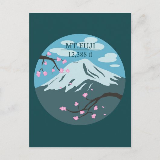 Mt. Fuji Altitude Briefkaart (Voorkant)
