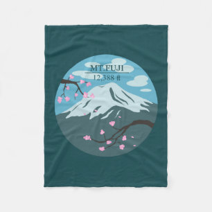 Mt. Fuji Altitude Fleece Deken