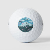Mt. Fuji Altitude Golfballen (Voorkant)