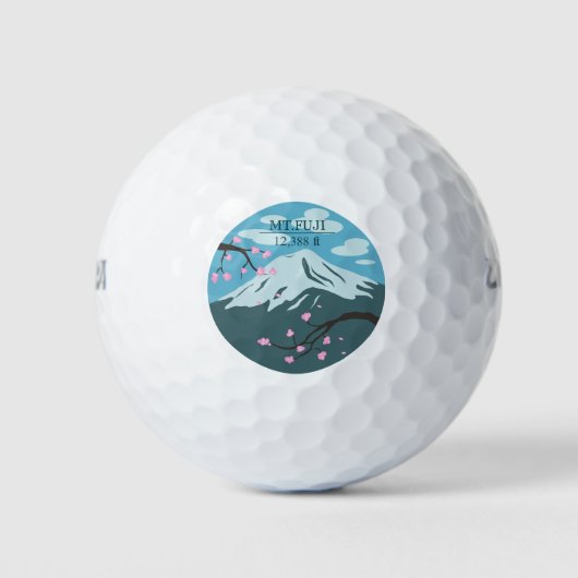 Mt. Fuji Altitude Golfballen (Voorkant)