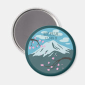 Mt. Fuji Altitude Magneet (Voorkant / Achterkant)