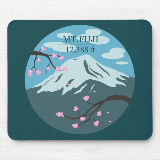 Mt. Fuji Altitude Muismat (Voorkant)
