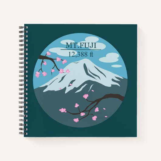 Mt. Fuji Altitude Notitieboek (Voorkant)
