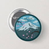 Mt. Fuji Altitude Ronde Button 5,7 Cm (Voorkant /achterkant)
