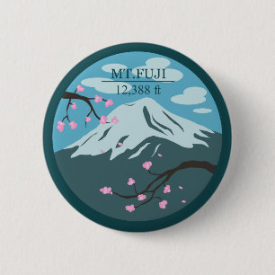 Mt. Fuji Altitude Ronde Button 5,7 Cm
