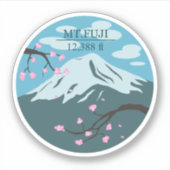 Mt. Fuji Altitude Sticker (Voorkant)