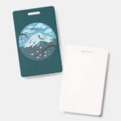 Mt. Fuji Badge (Voor- en achterkant)