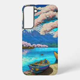 Mt.Fuji Cherry Blossom Samsung Galaxy Hoesje