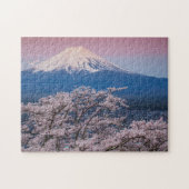 Mt Fuji en Cherry Blossom Legpuzzel (Horizontaal)