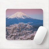 Mt Fuji en Cherry Blossom Muismat (Met muis)