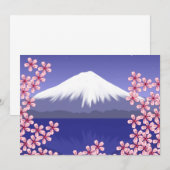 Mt. Fuji en Sakura Blossom (Voorkant / Achterkant)