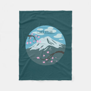 Mt. Fuji Fleece Deken