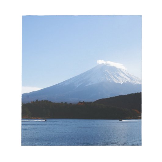 Mt Fuji Fuji Lake Kawaguchi Notitieblok (Voorkant)