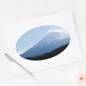 Mt Fuji Fuji Lake Kawaguchi Ovale Sticker (Envelop)