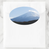Mt Fuji Fuji Lake Kawaguchi Ovale Sticker (Tas)