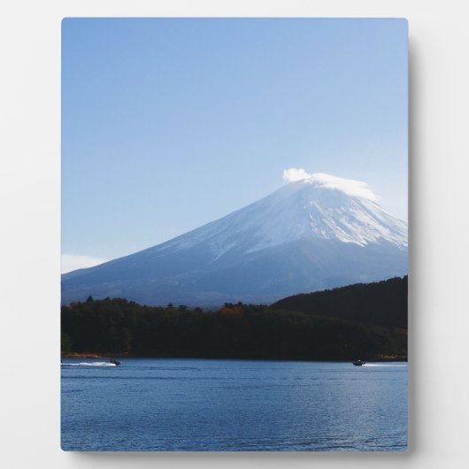 Mt Fuji Fuji meer Kawaguchi Fotoplaat (Voorkant)