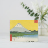 Mt. Fuji in circa 1800's van Japan Briefkaart (Staand voorkant)