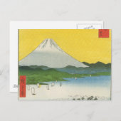 Mt. Fuji in circa 1800's van Japan Briefkaart (Voorkant / Achterkant)