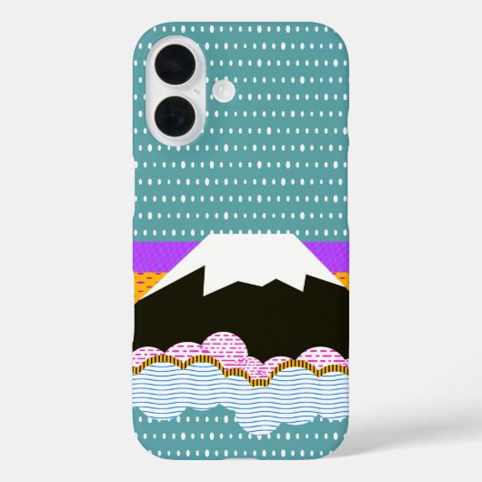 Mt Fuji Japan Mountain Pop Art Case-Mate iPhone Case (Achterkant)