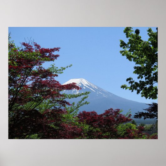 Mt Fuji Japan Poster (Voorkant)