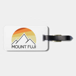 Mt. Fuji Japan Retro Bagagelabel