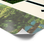 Mt Fuji Japan Travel Poster  kunst (Hoek)