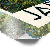 Mt Fuji Japan Travel Poster  kunst (Hoek)