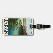 Mt Fuji Japan Travel Poster  kunst Bagagelabel (Voorkant horizontaal)