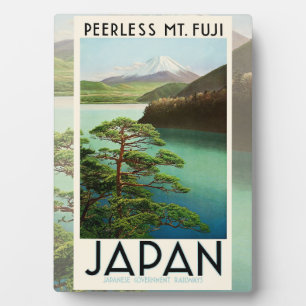 Mt Fuji Japan Travel Poster  kunst Fotoplaat