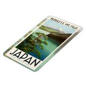 Mt Fuji Japan Travel Poster  kunst Magneet (Linkerzijde)