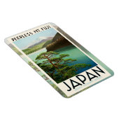 Mt Fuji Japan Travel Poster  kunst Magneet (Rechterzijde)