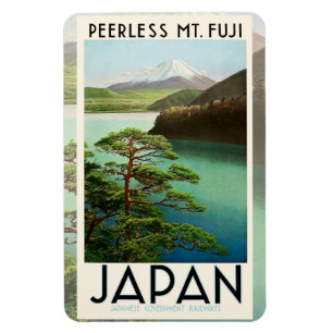 Mt Fuji Japan Travel Poster  kunst Magneet