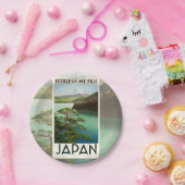 Mt Fuji Japan Travel Poster  kunst Papieren Bordje (Feest)