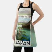 Mt Fuji Japan Travel Poster  kunst Schort (Insitu)