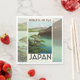 Mt Fuji Japan Travel Poster kunst Servet