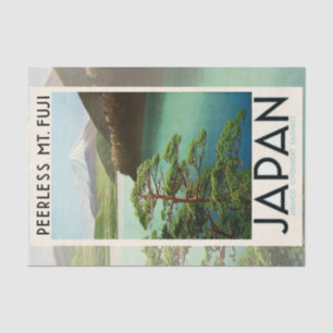 Mt Fuji Japan Travel Poster kunst Tissuepapier