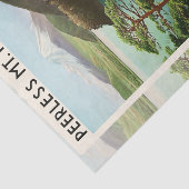 Mt Fuji Japan Travel Poster  kunst Tissuepapier (Detail)