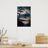  Mt. Fuji Japans Art Print Poster (Keuken)
