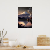 Mt. Fuji Japans Art Print Poster (Keuken)