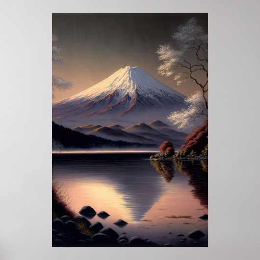 Mt. Fuji Japans Art Print Poster (Voorkant)