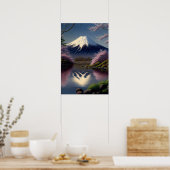  Mt. Fuji Japans Art Print Poster (Keuken)