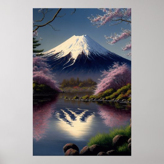  Mt. Fuji Japans Art Print Poster (Voorkant)