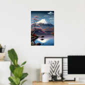 Mt. Fuji Japans Art Print Poster (Thuiskantoor)