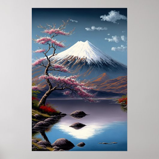 Mt. Fuji Japans Art Print Poster (Voorkant)