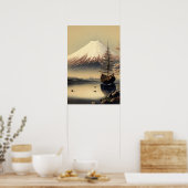 Mt. Fuji Japans Art Print Poster (Keuken)