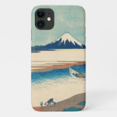 Mt Fuji Japans houtblok. iPhone / iPad case (Achterkant)