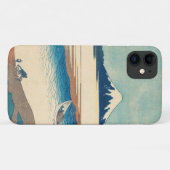 Mt Fuji Japans houtblok. iPhone / iPad case (Achterkant (horizontaal))