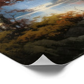 Mt. Fuji Japans Kunst Print Poster (Hoek)